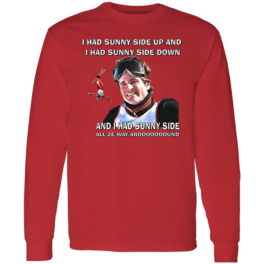 Long Sleeve T-Shirt - W6LFUTF5 - Red - 8