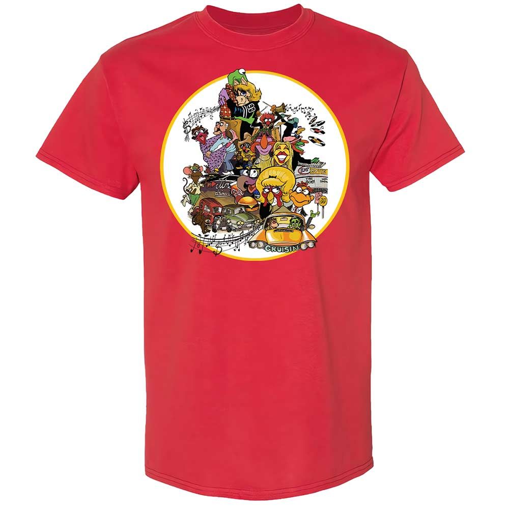 Muppet Graffiti - Red - 8