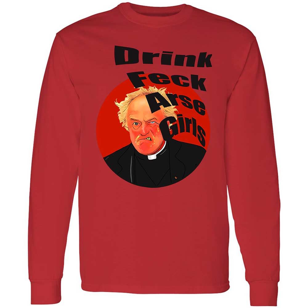 Long Sleeve T-Shirt - YWNVAZJB - Red - 8
