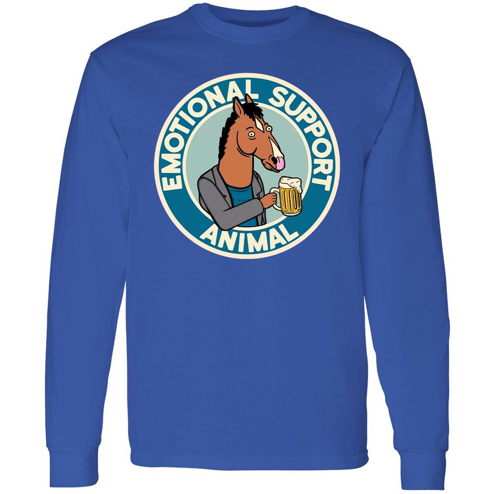 Long Sleeve T-Shirt - MNJYVW2V - Royal - 8