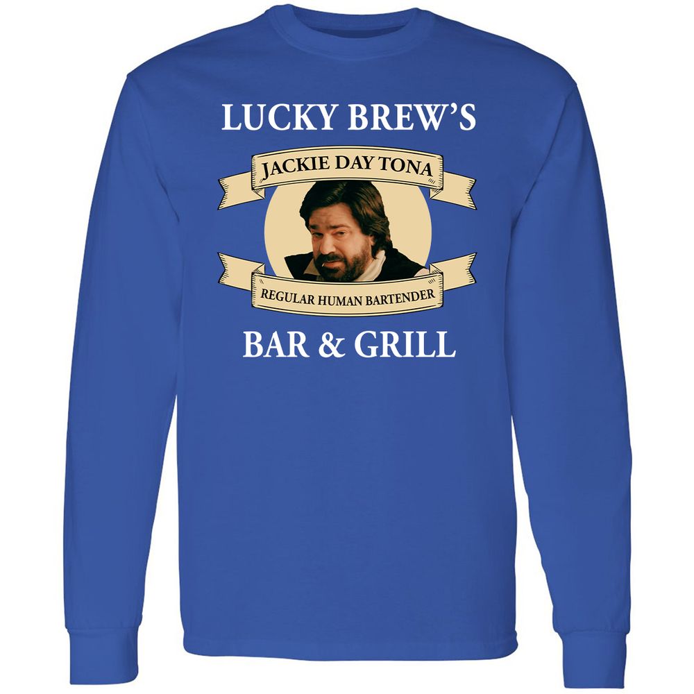 Long Sleeve T-Shirt - B44X1KDE - Royal - 8