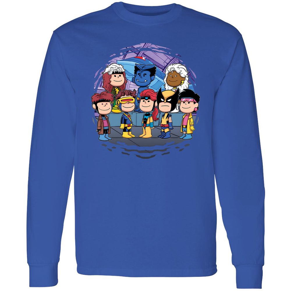 Long Sleeve T-Shirt - M396MJWE - Royal - 8