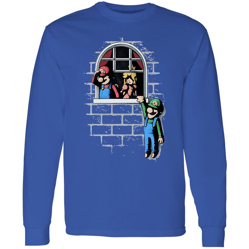 Long Sleeve T-Shirt - V5WH1QD8 - Royal - 8