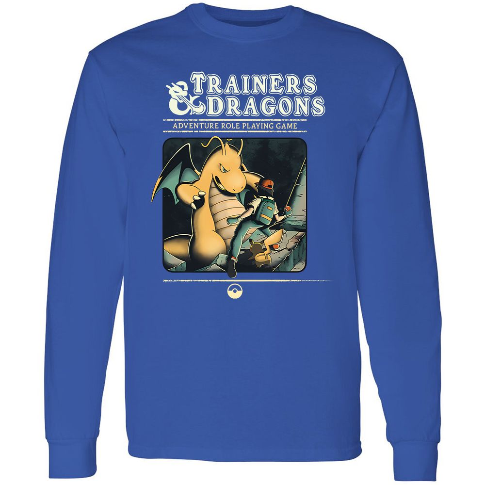 Long Sleeve T-Shirt - 966T7A4P - Royal - 8