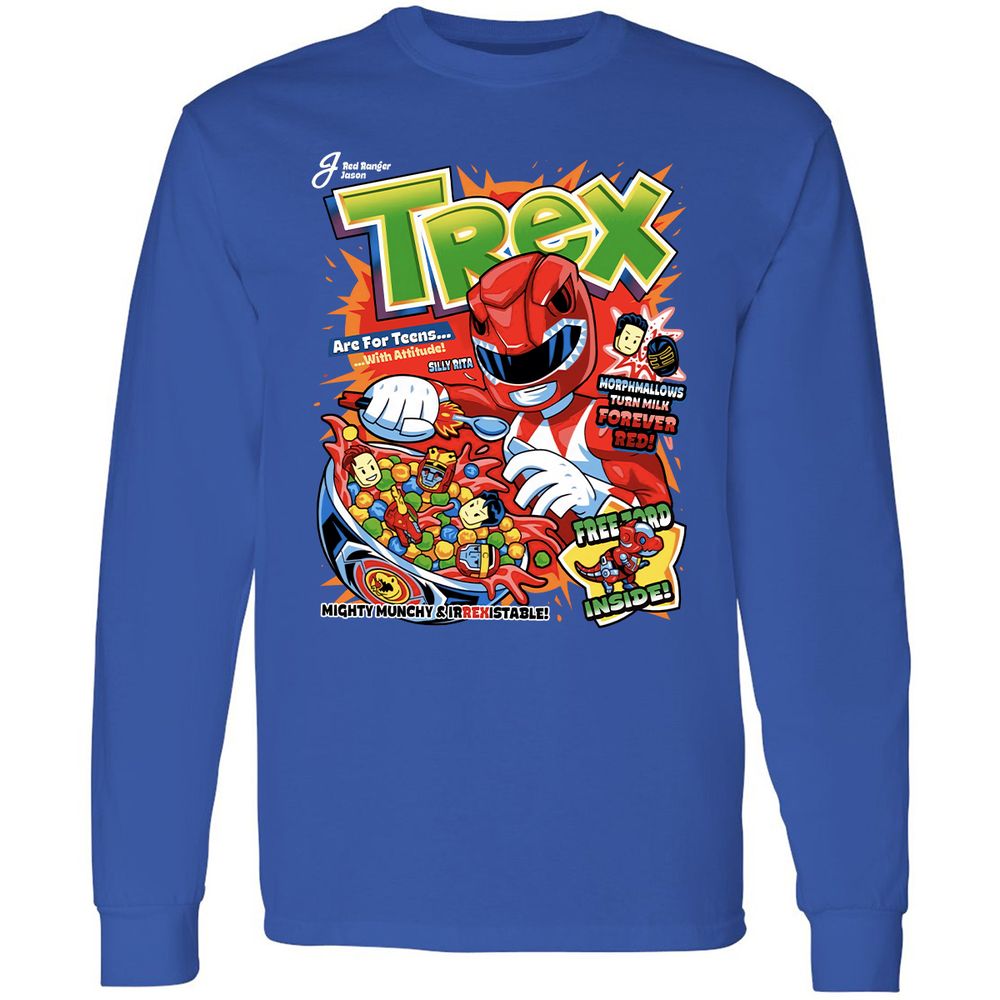 Long Sleeve T-Shirt - S4QWXD88 - Royal - 8