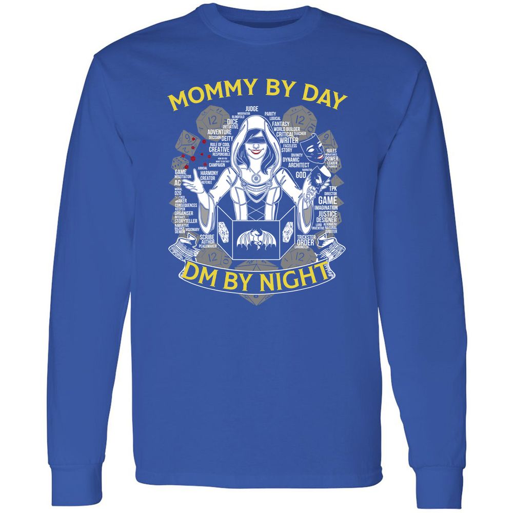 Long Sleeve T-Shirt - UPDM6JY9 - Royal - 8