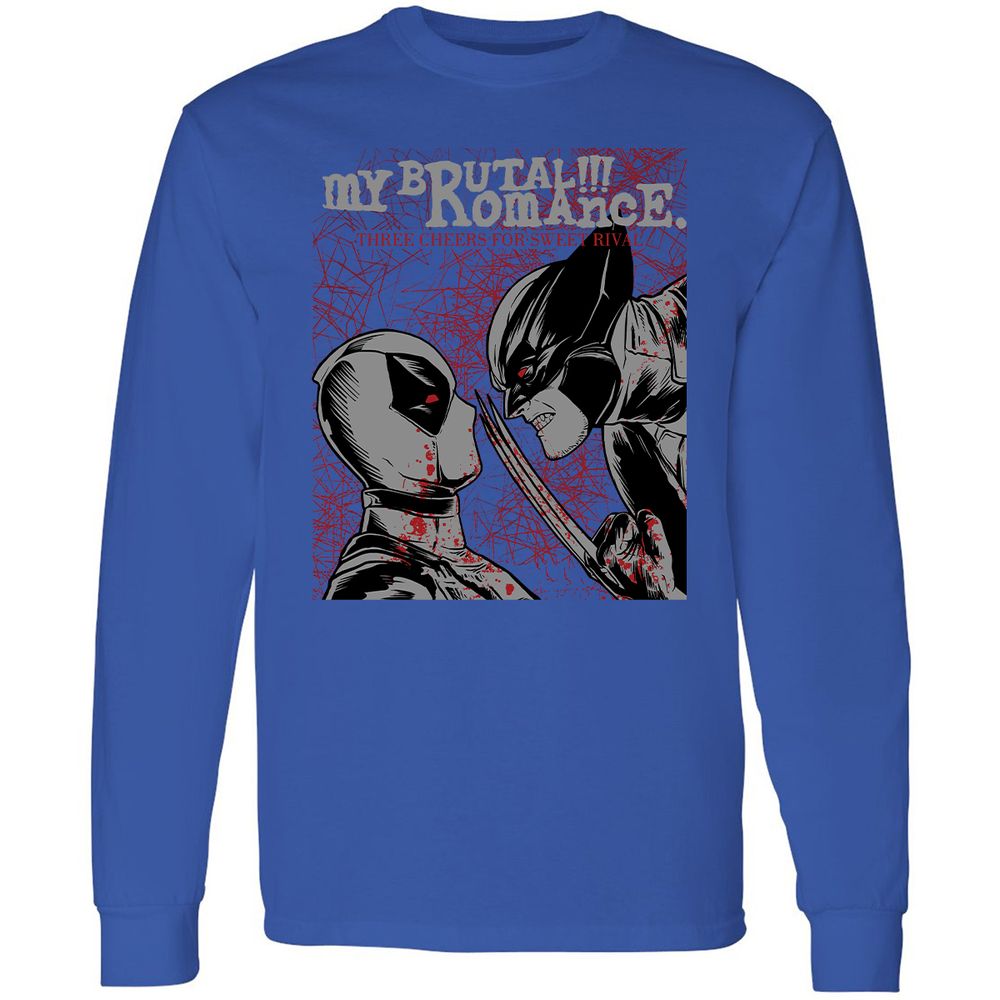 Long Sleeve T-Shirt - QDVQY1VC - Royal - 8