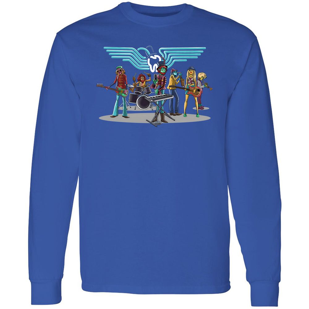 Long Sleeve T-Shirt - F1ZGCY2D - Royal - 8