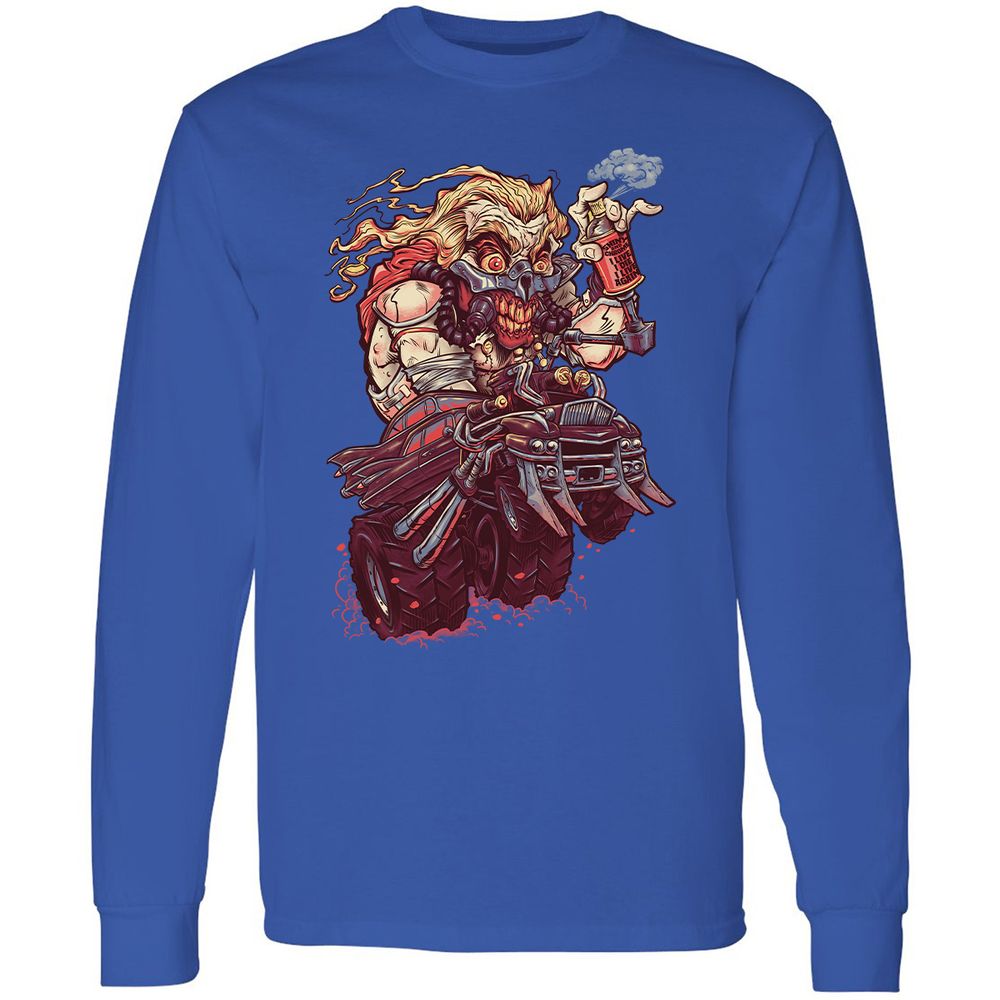 Long Sleeve T-Shirt - NFW74JVA - Royal - 8