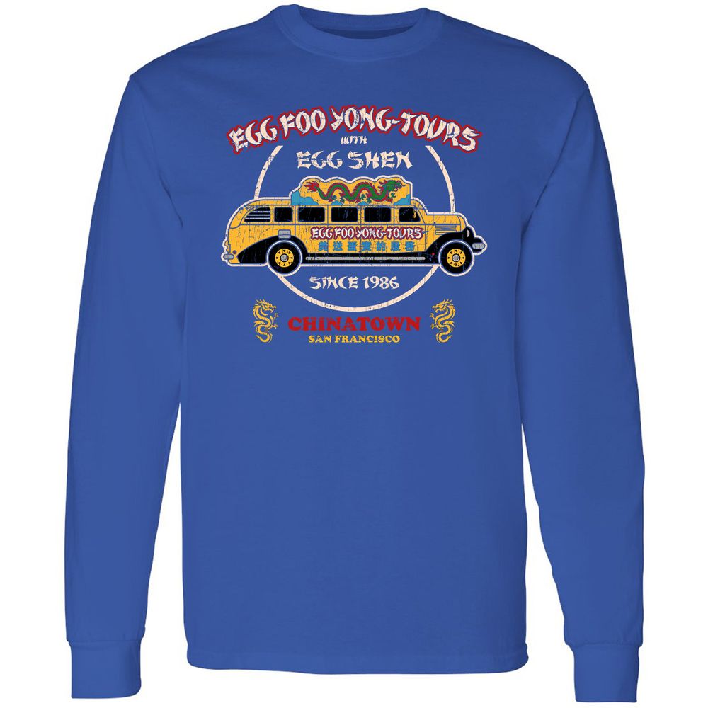 Long Sleeve T-Shirt - 5U4YXGCB - Royal - 8