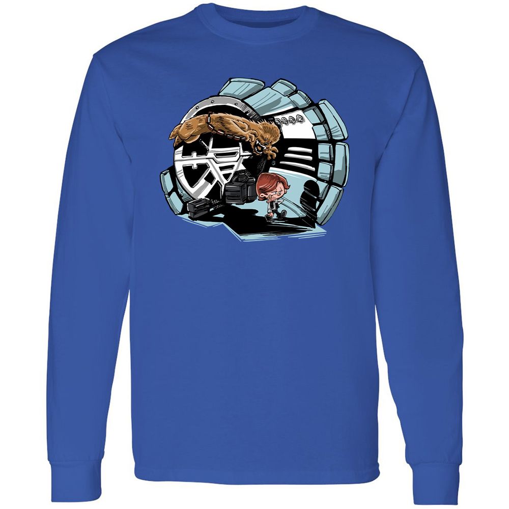 Long Sleeve T-Shirt - 9AZZ15LN - Royal - 8