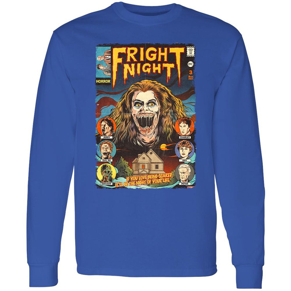 Long Sleeve T-Shirt - CQ8ZQN6T - Royal - 8