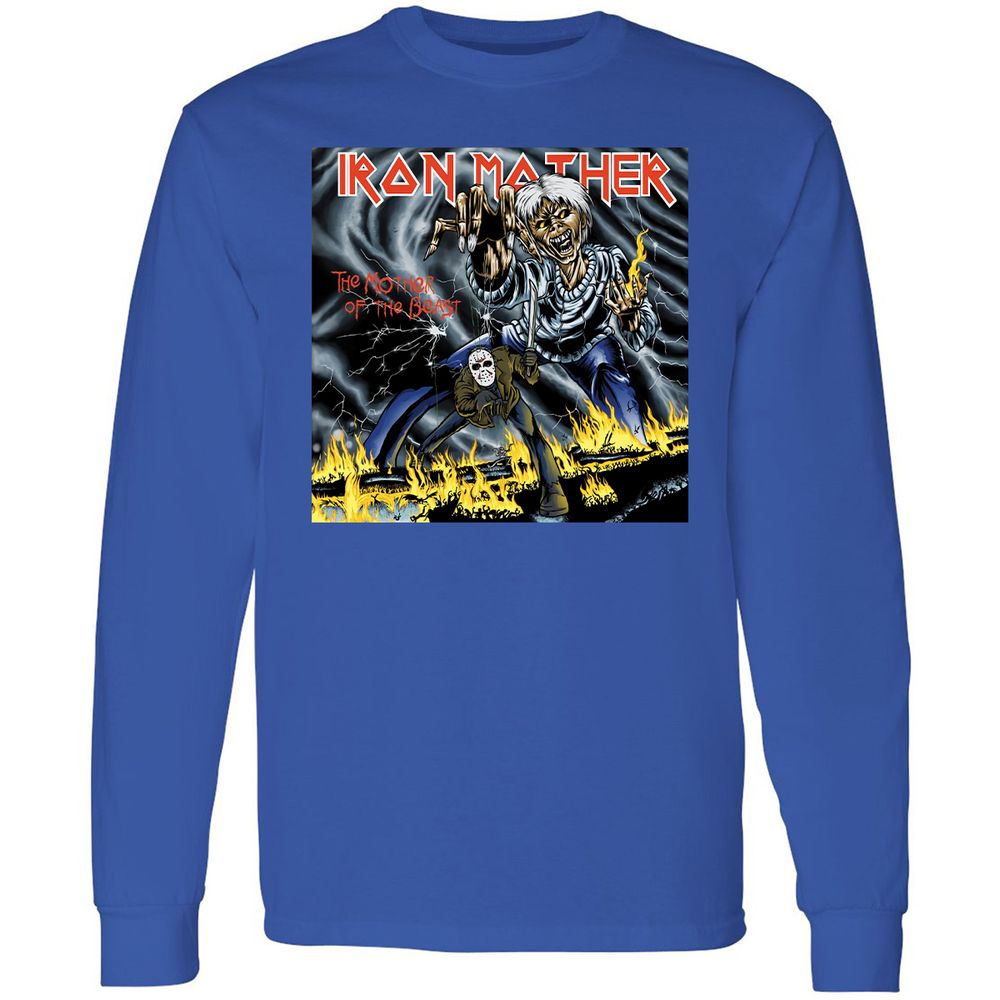 Long Sleeve T-Shirt - ZEX7YA1S - Royal - 8