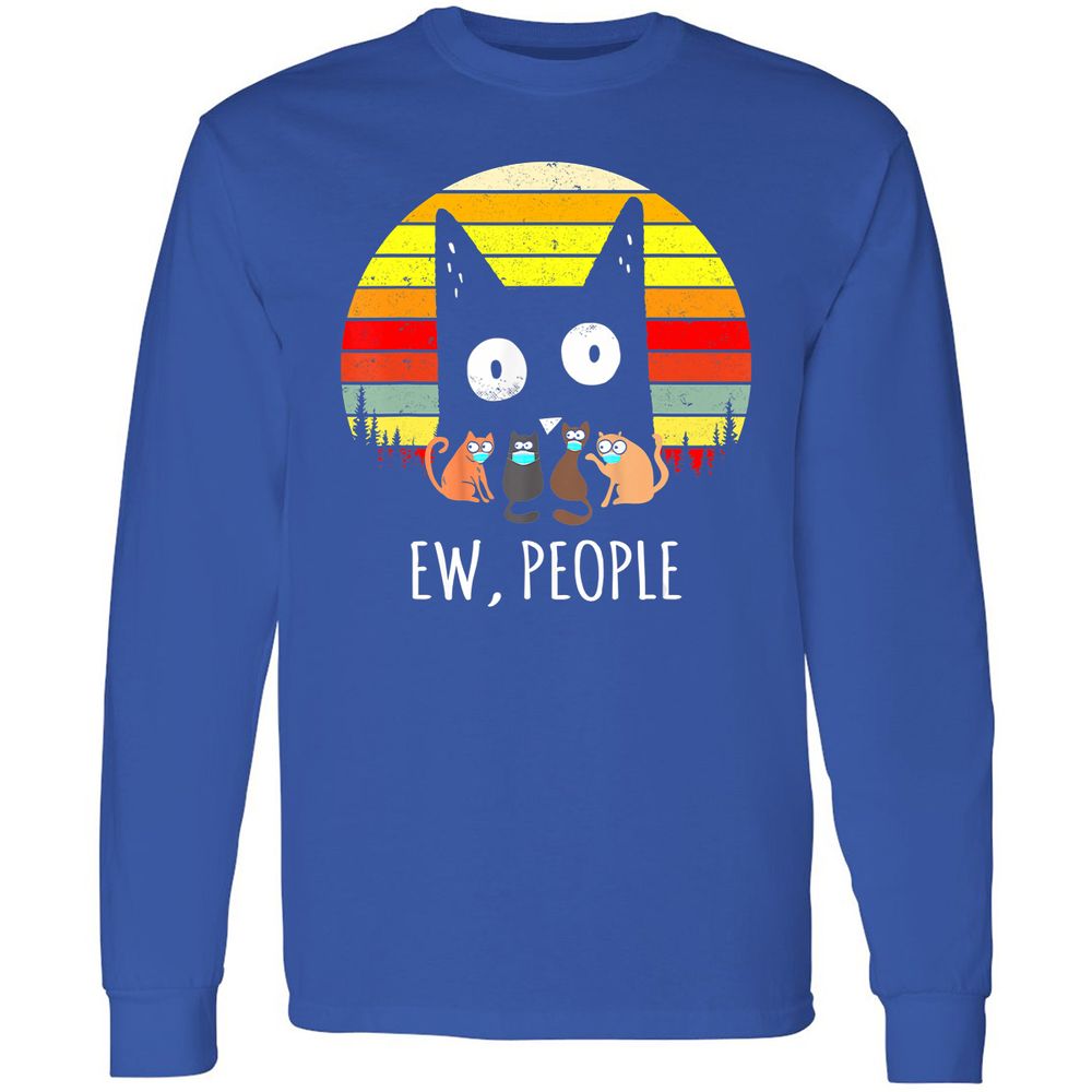 Long Sleeve T-Shirt - UHHSKEAE - Royal - 8