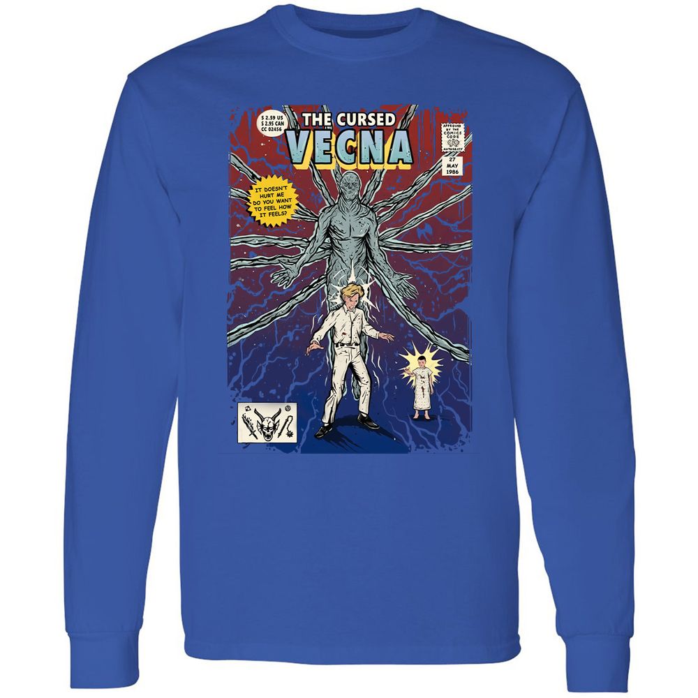 Long Sleeve T-Shirt - 8EVU1SXJ - Royal - 8