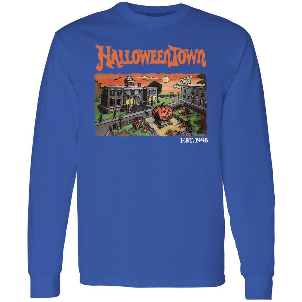 Long Sleeve T-Shirt - UZKY7XE5 - Royal - 8