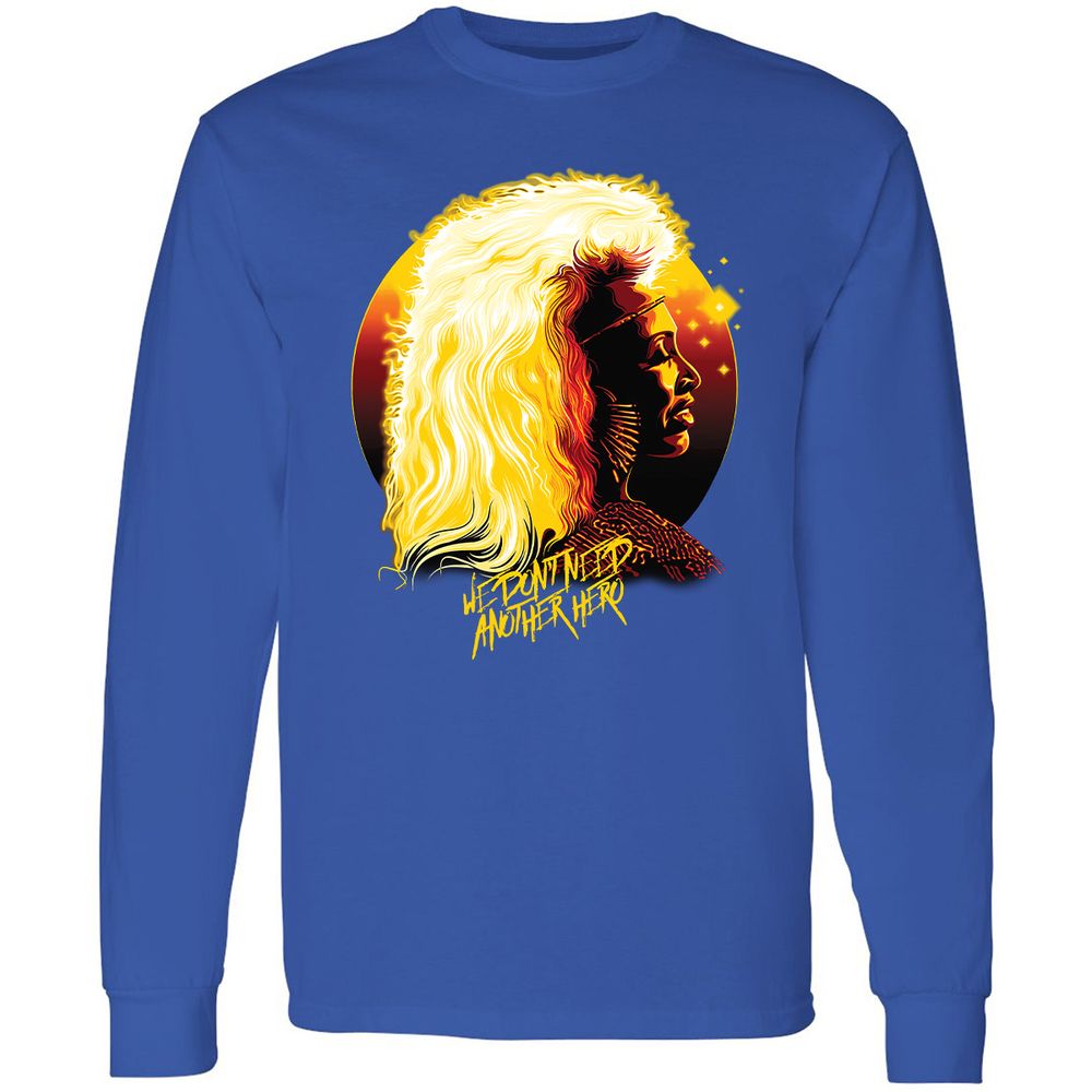 Long Sleeve T-Shirt - QM4VB8J9 - Royal - 8