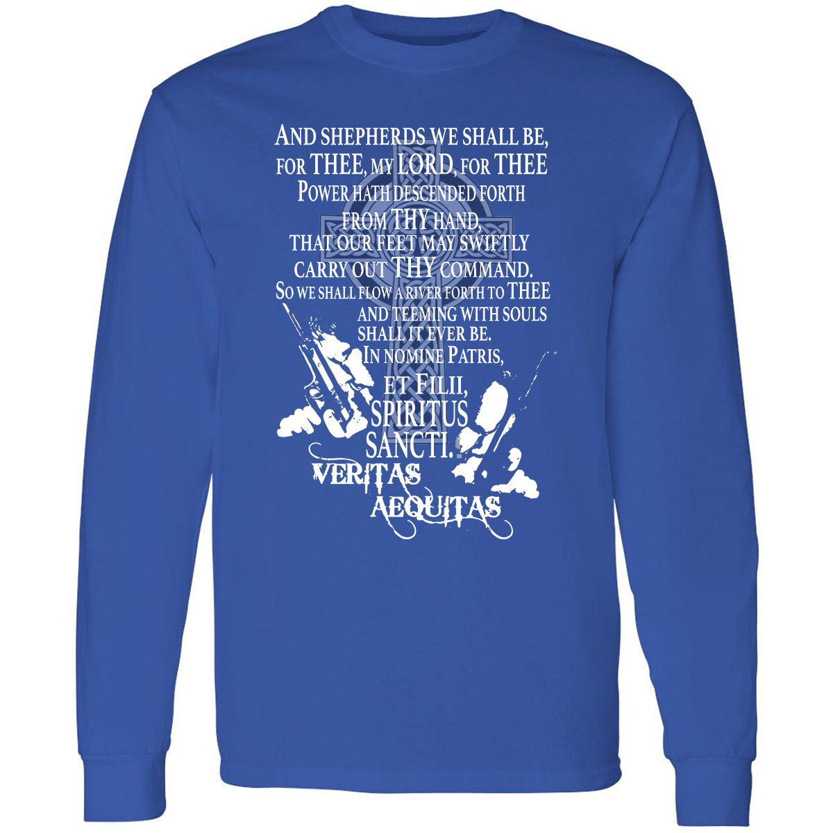 Long Sleeve T-Shirt - SJXGMF5N - Royal - 8