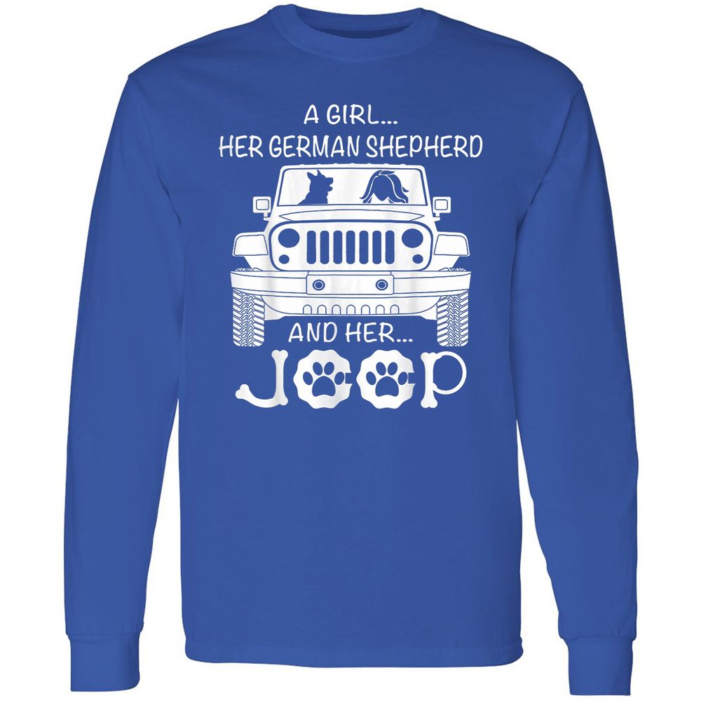 Long Sleeve T-Shirt - SVUVM4P9 - Royal - 8