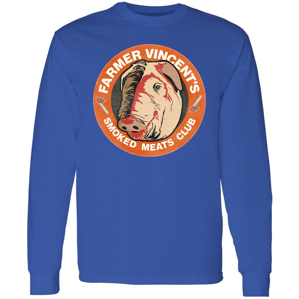 Long Sleeve T-Shirt - A5CRVHKU - Royal - 8