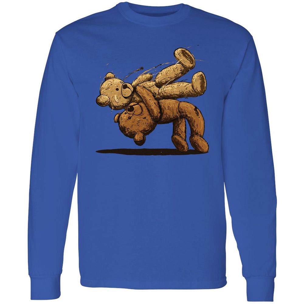 Long Sleeve T-Shirt - PBYZTZWJ - Royal - 8