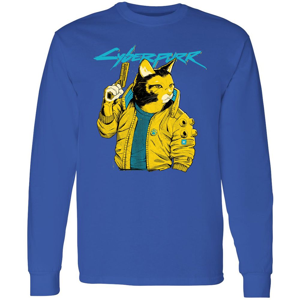 Long Sleeve T-Shirt - HF664LDU - Royal - 8