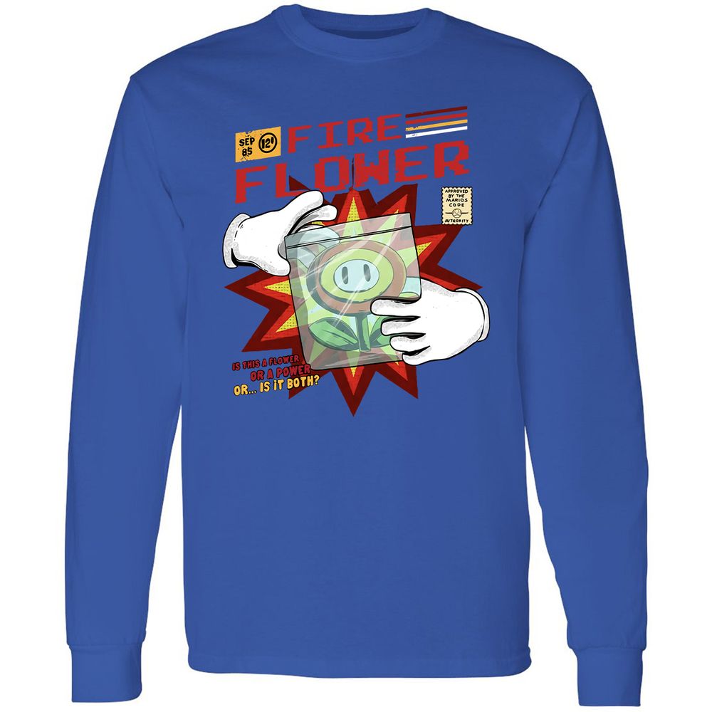 Long Sleeve T-Shirt - ANVK3B6Z - Royal - 8