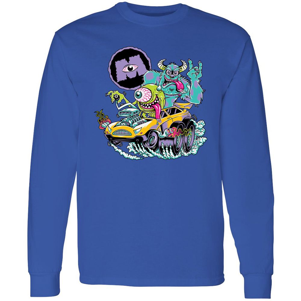 Long Sleeve T-Shirt - 3E1EECKB - Royal - 8