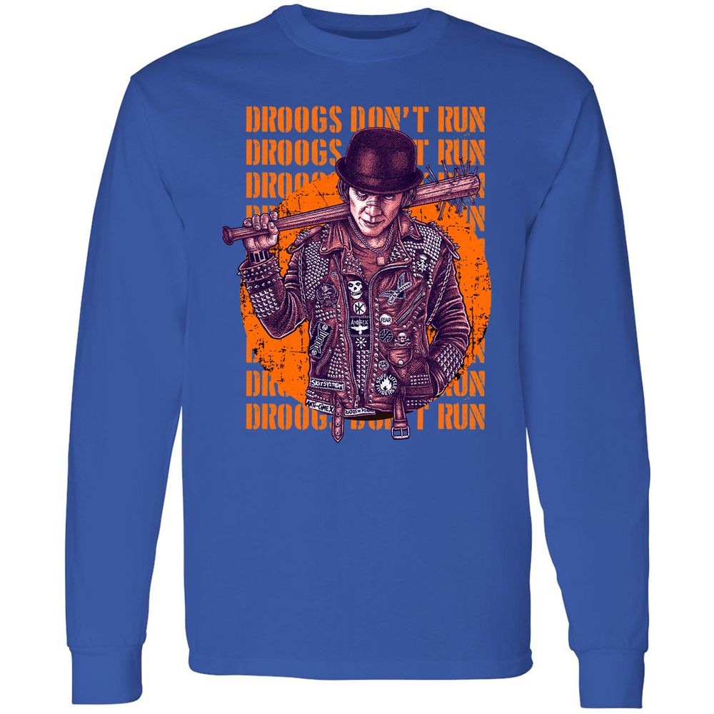 Long Sleeve T-Shirt - QS2Q8NZ2 - Royal - 8