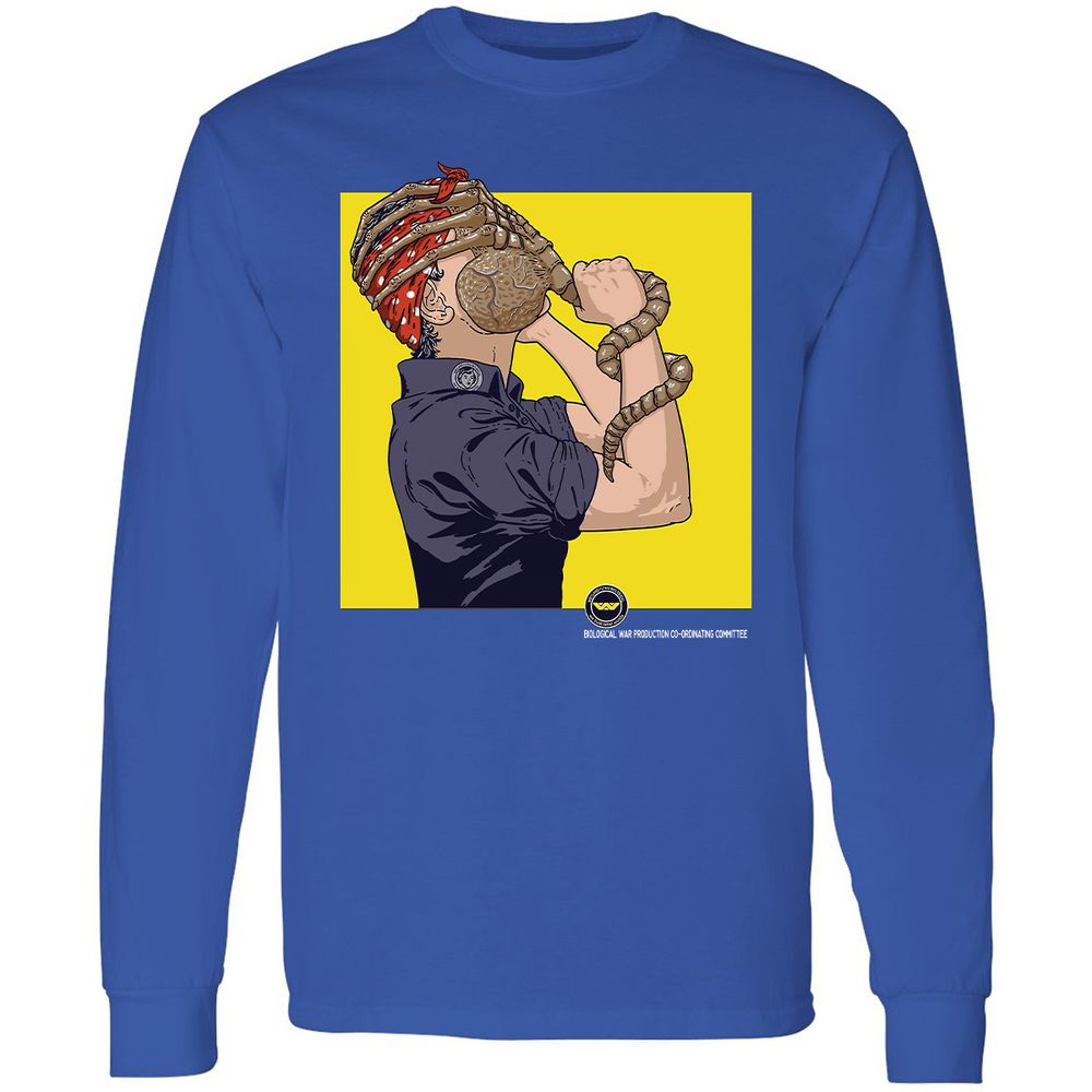 Long Sleeve T-Shirt - XFJ5VGWD - Royal - 8