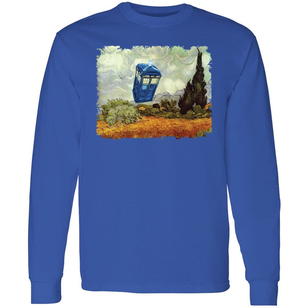 Long Sleeve T-Shirt - 7TY81HWU - Royal - 8
