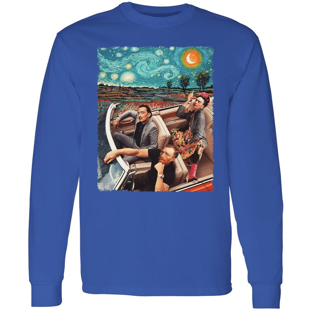Long Sleeve T-Shirt - XDGHN79N - Royal - 8