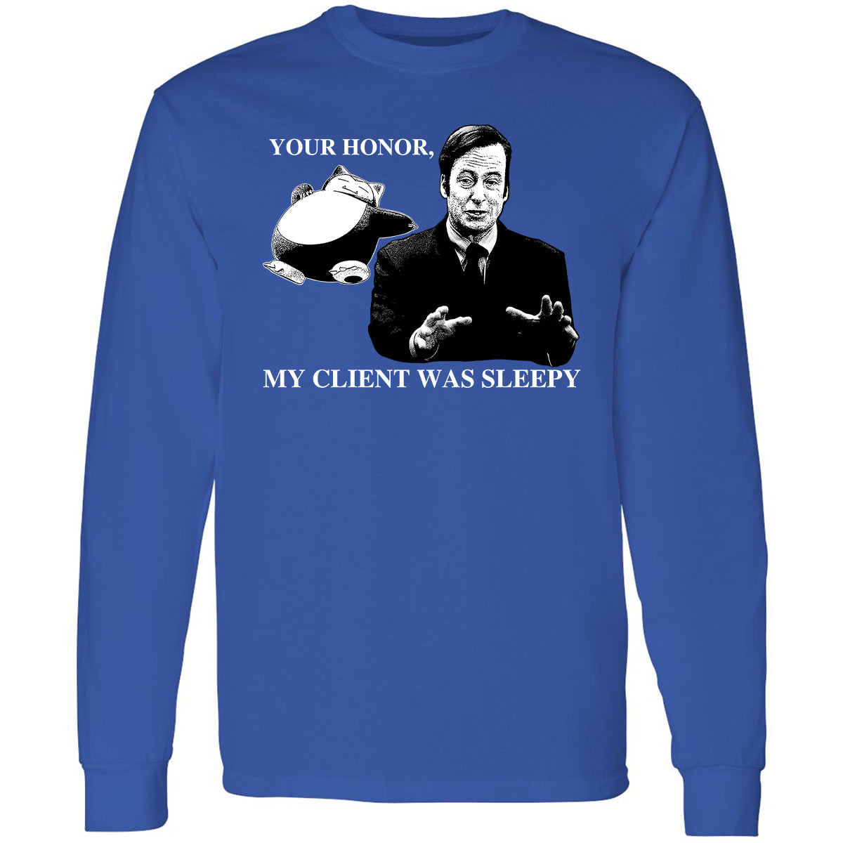 Long Sleeve T-Shirt - Z76VYP2R - Royal - 8