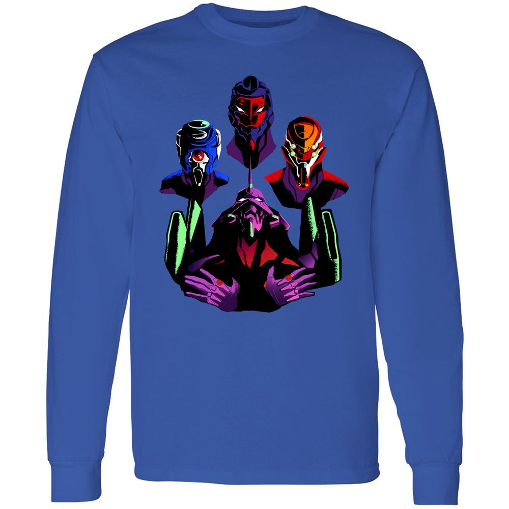 Long Sleeve T-Shirt - MG8VG1RN - Royal - 8