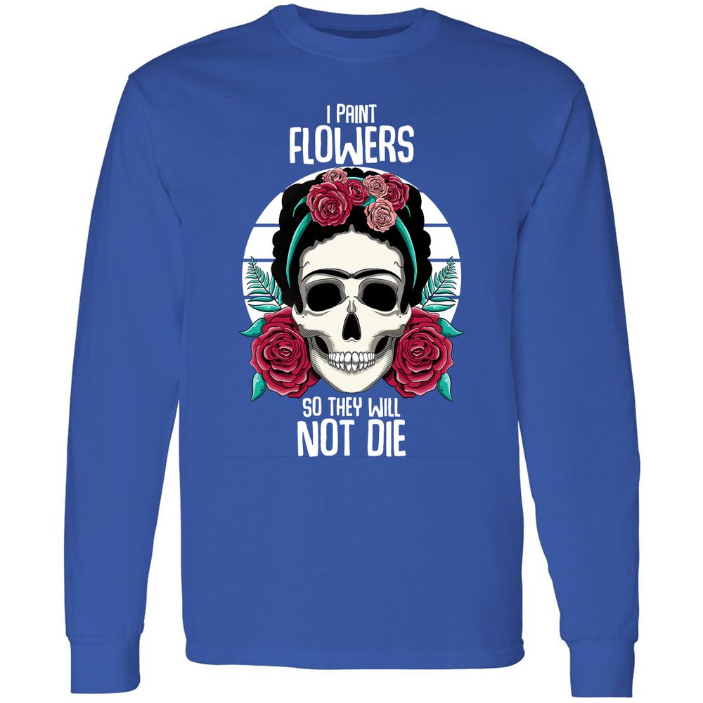 Long Sleeve T-Shirt - JRWSFB8E - Royal - 8