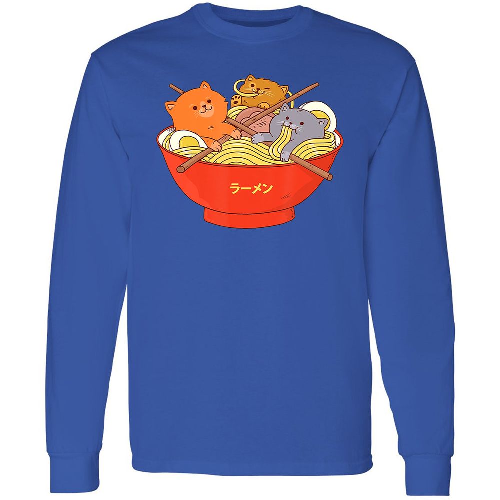 Long Sleeve T-Shirt - G89TFGZ7 - Royal - 8