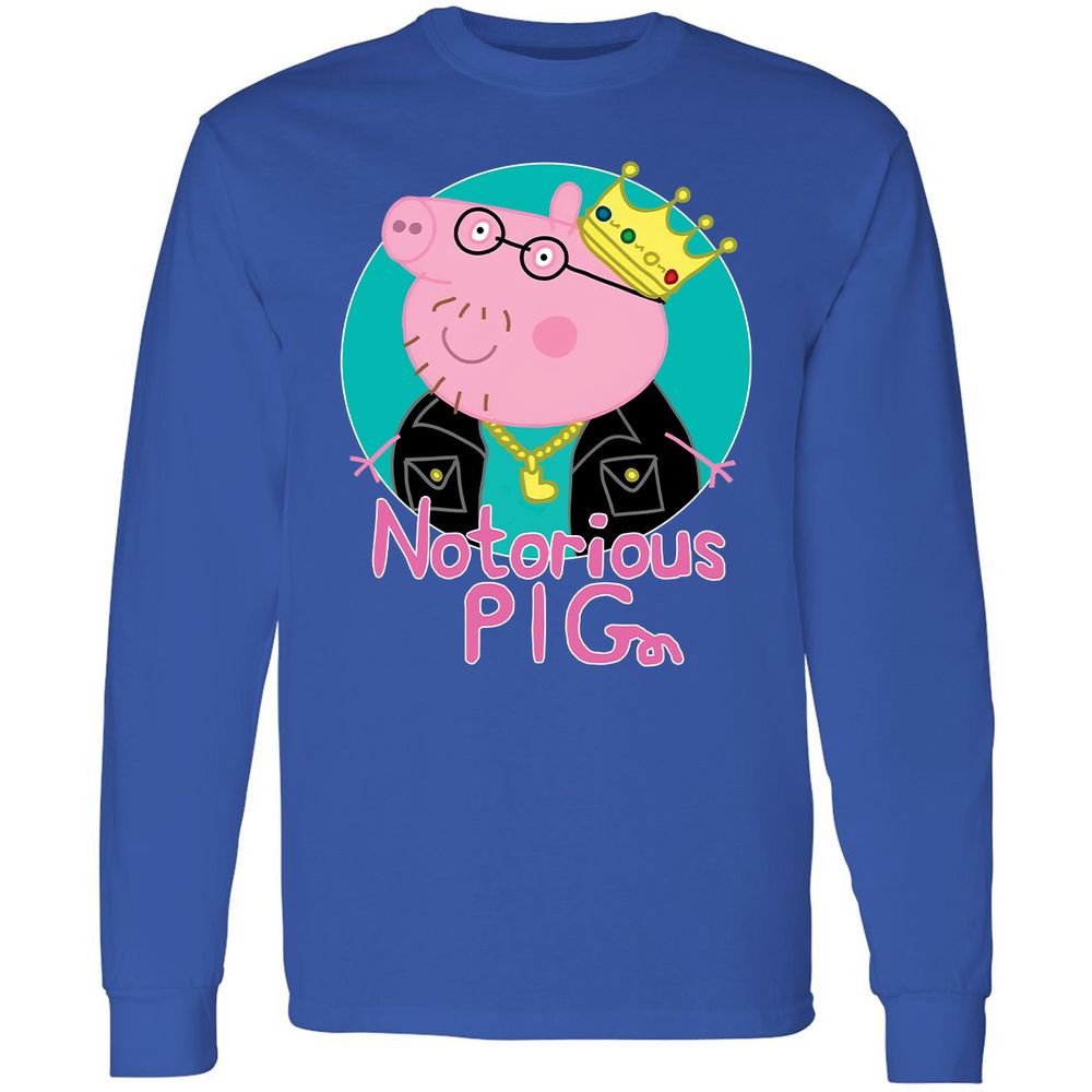 Long Sleeve T-Shirt - U16J6FNL - Royal - 8