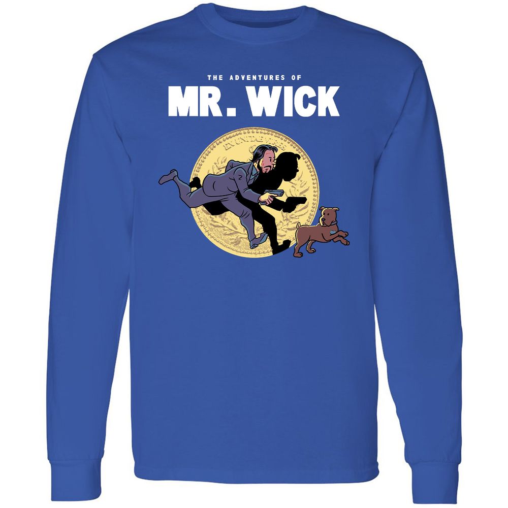 Long Sleeve T-Shirt - MJ137SXU - Royal - 8