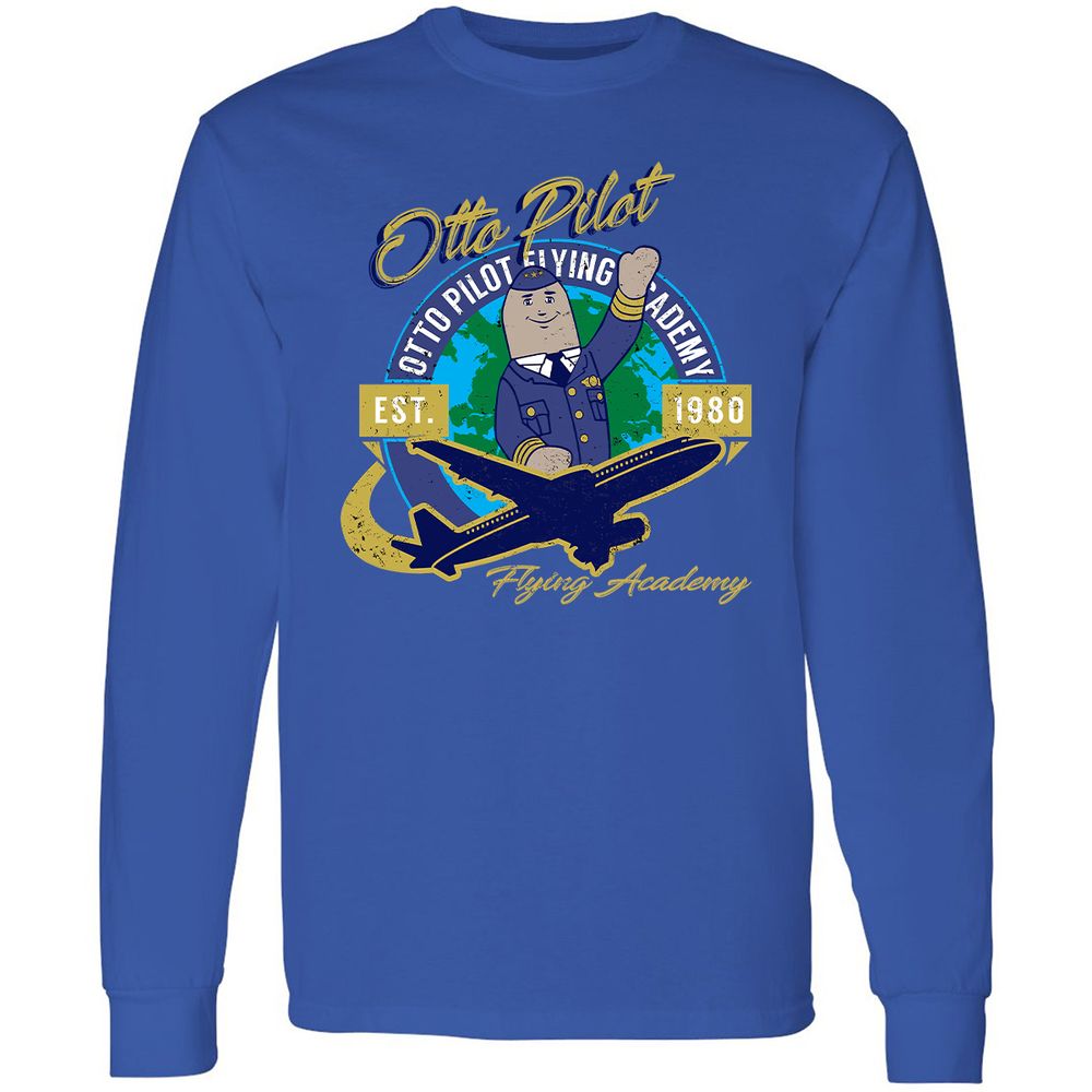 Long Sleeve T-Shirt - 8682XHDE - Royal - 8