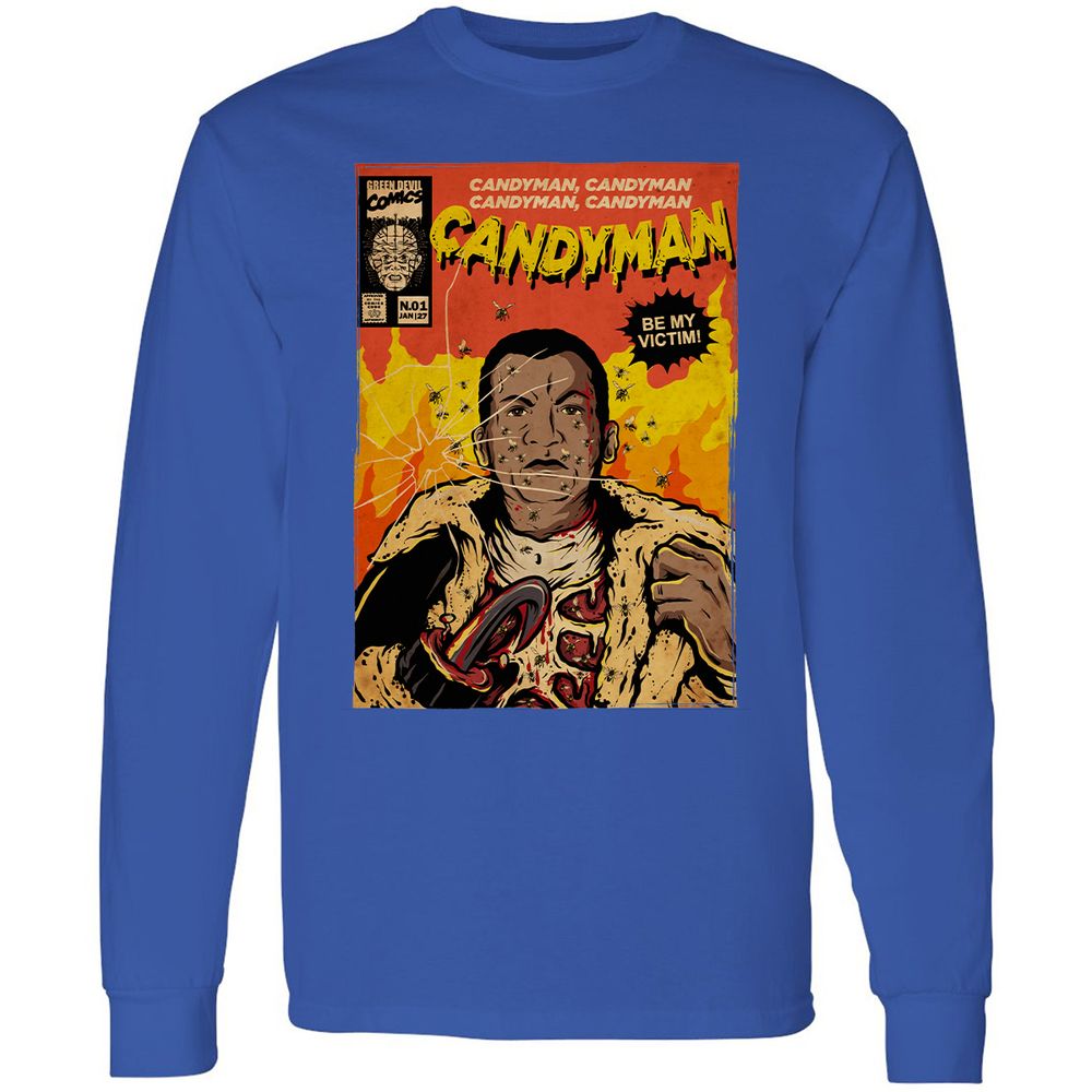 Long Sleeve T-Shirt - 59N5LM78 - Royal - 8