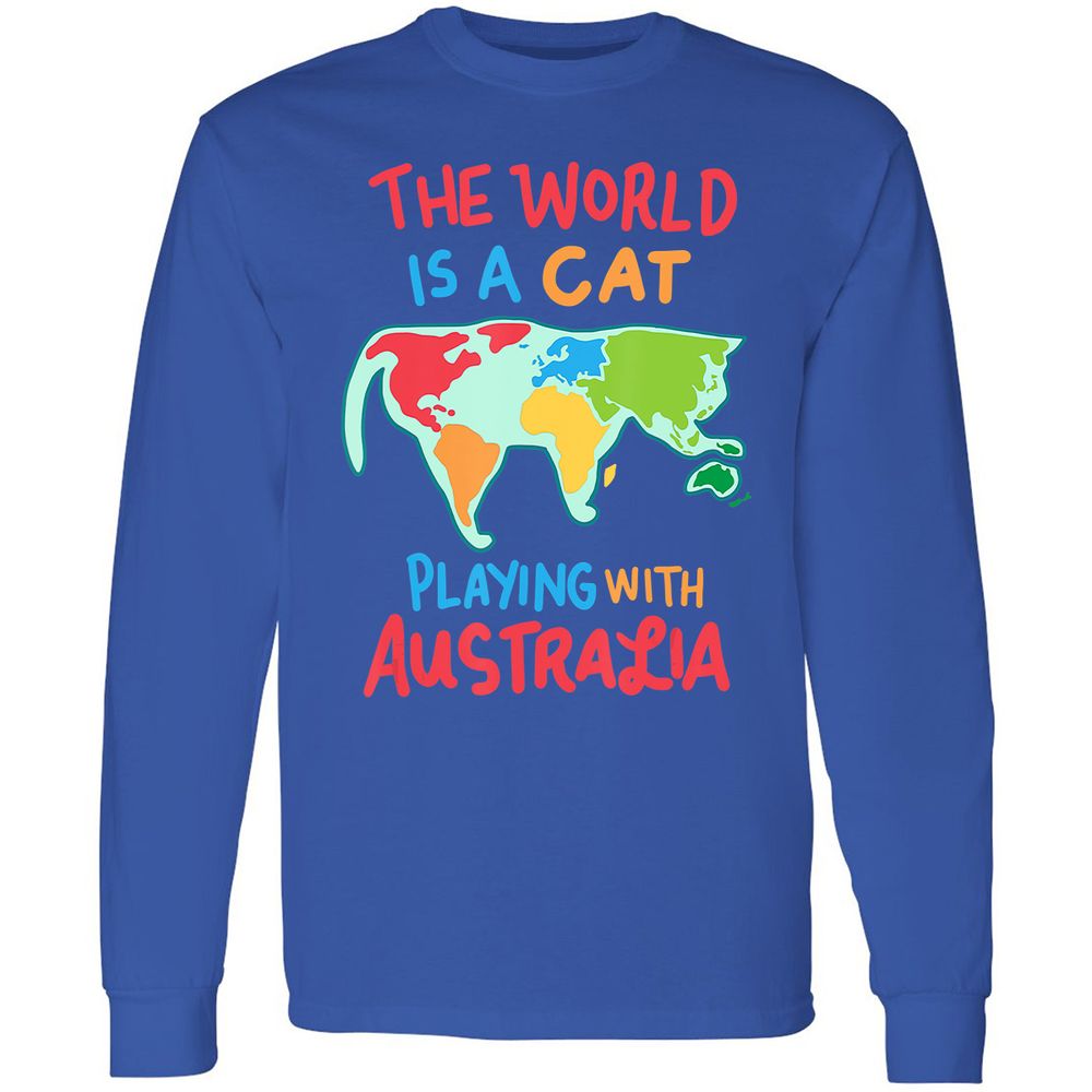 Long Sleeve T-Shirt - G51UP4T3 - Royal - 8