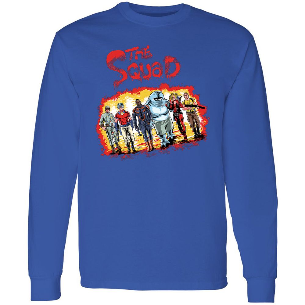 Long Sleeve T-Shirt - CKQFLPCE - Royal - 8