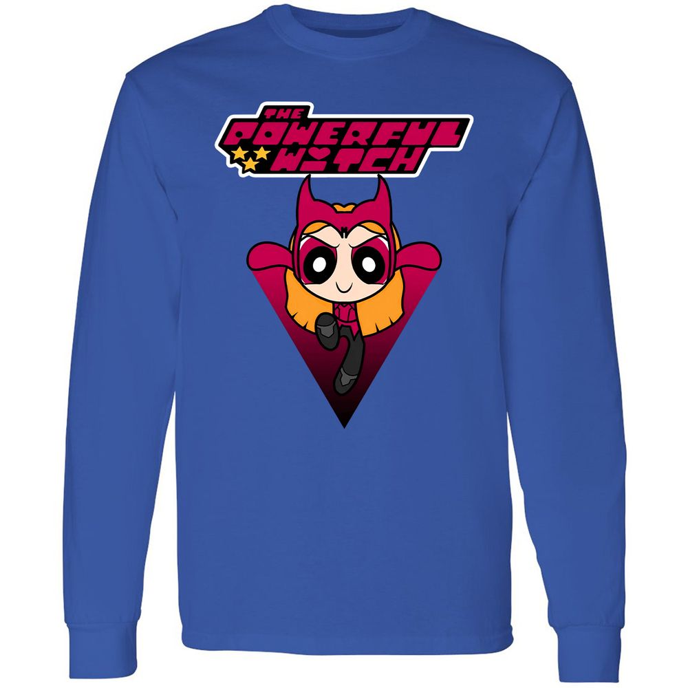 Long Sleeve T-Shirt - QDAWJ9LA - Royal - 8