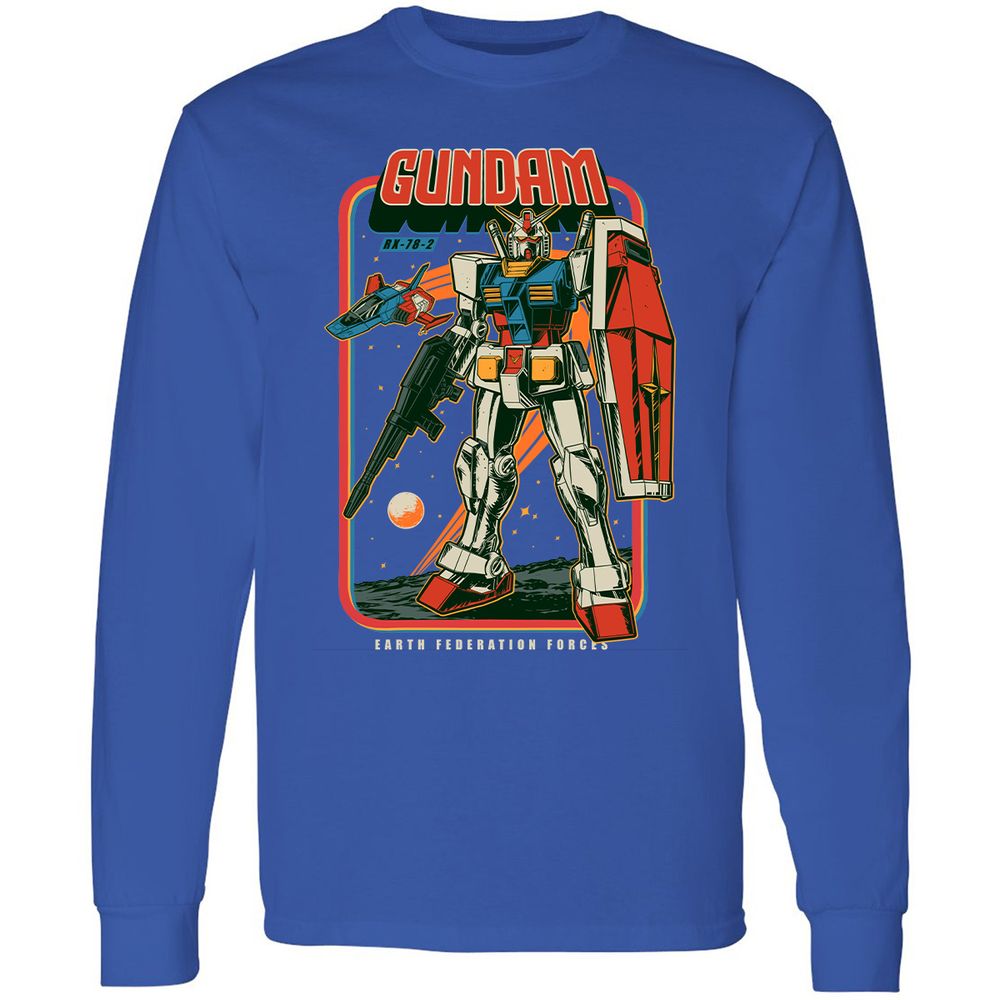 Long Sleeve T-Shirt - 2GY5JSMD - Royal - 8