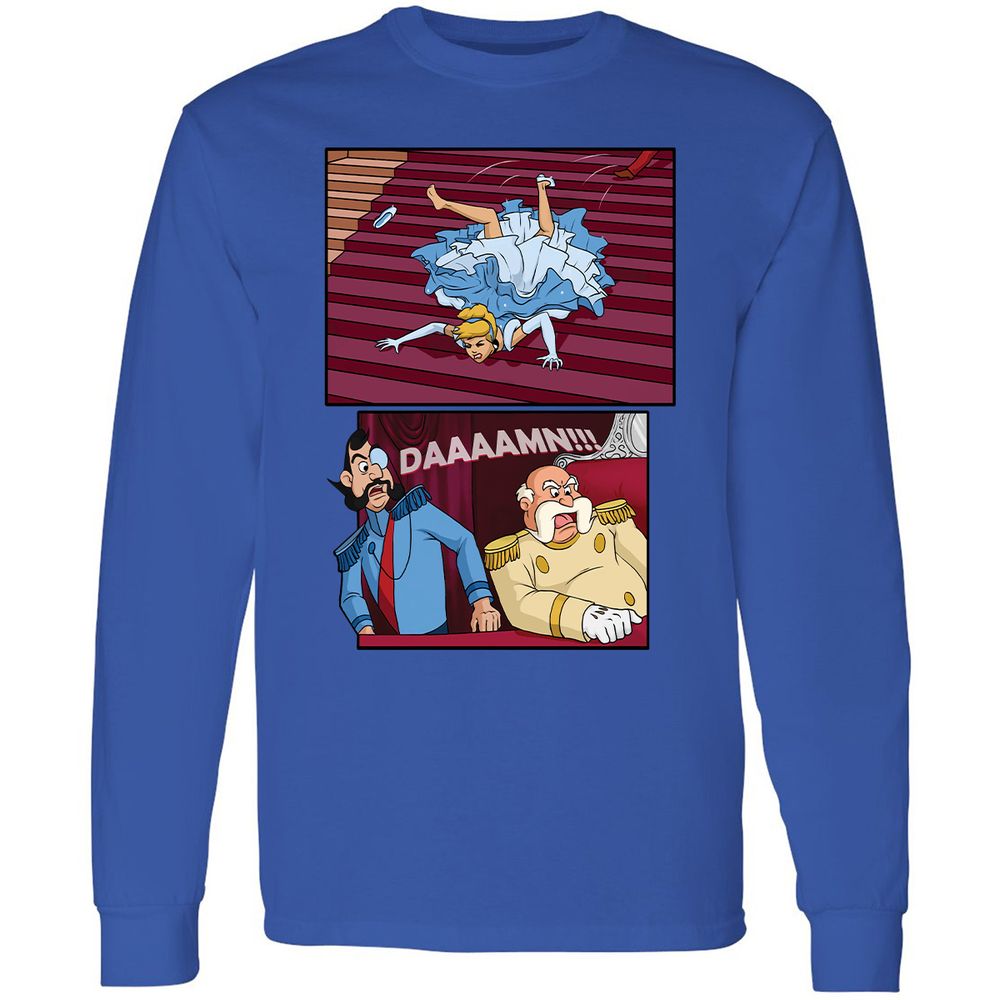 Long Sleeve T-Shirt - ZQMUW51U - Royal - 8