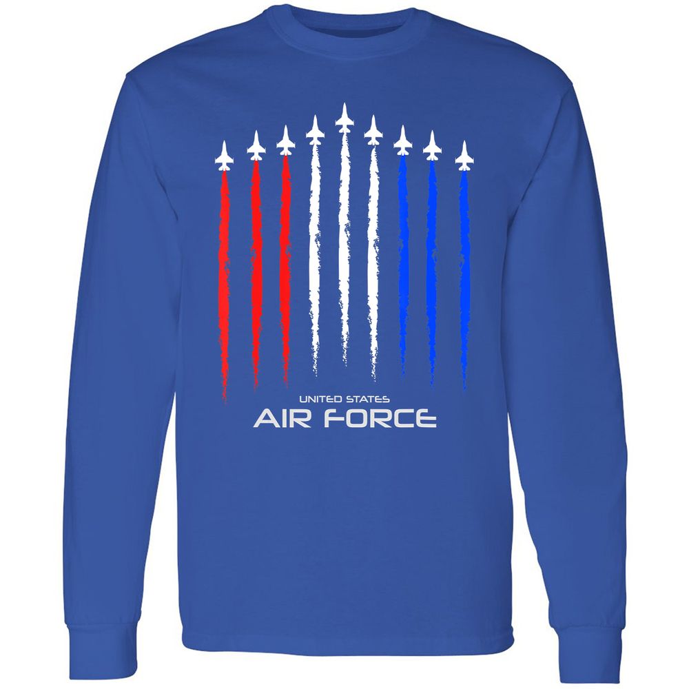 Long Sleeve T-Shirt - 2L622GAT - Royal - 8