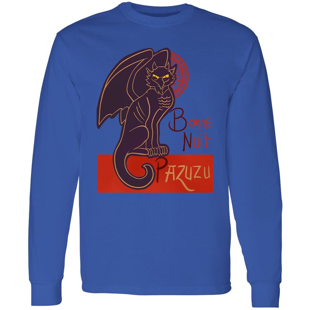 Long Sleeve T-Shirt - ZBBQSZXZ - Royal - 8