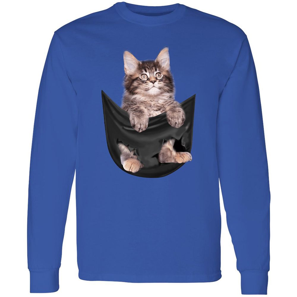 Long Sleeve T-Shirt - 3S9GBNU8 - Royal - 8