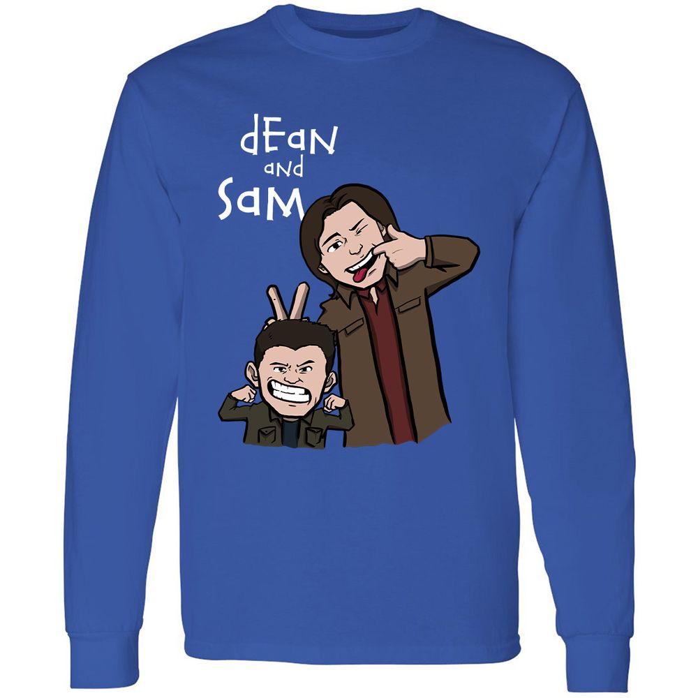 Long Sleeve T-Shirt - MSMKGQPZ - Royal - 8