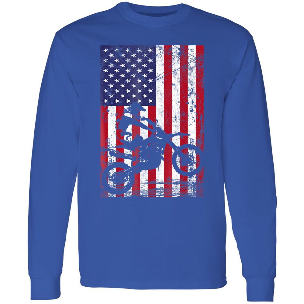 Long Sleeve T-Shirt - H2HMWKKS - Royal - 8